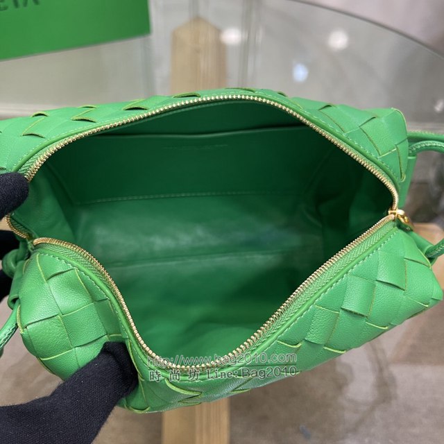 Bottega veneta高端女包 98091 寶緹嘉新款編織小方包 BV經典款手工編織小號肩背女包  gxz1341
